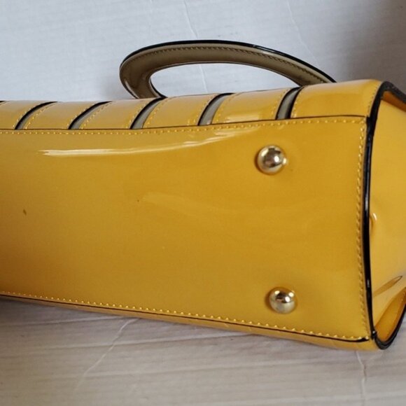 Uddini Patent Leather Satchel Handle Top Bag Shoulder Crossbody Purse Handbag - Picture 11 of 17